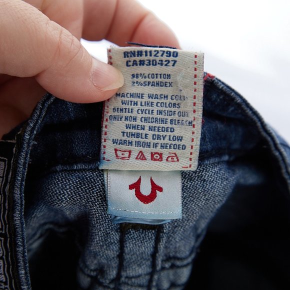 True Religion Lightly Distressed Low-Mid Rise Jeans Women's Size 29 - Picture 10 of 11